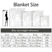 Cozy Flannel Throw Blanket with Sexy Blonde Beauty Design Stain-Resistant Lounge Bed Couch Outdoor