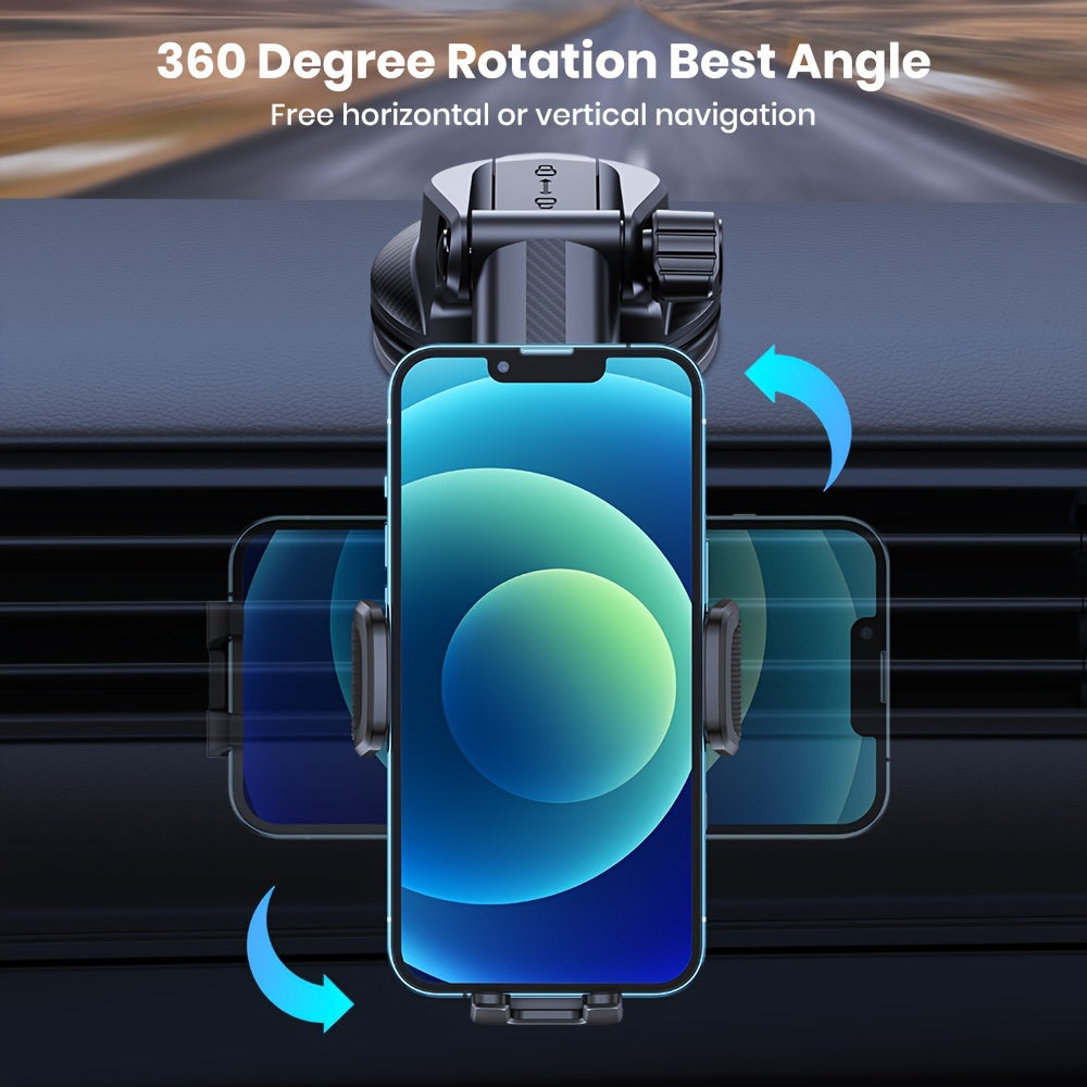 Soporte universal para coche para teléfono móvil, duradero y ajustable, soporte para tablero para iPhone y Samsung