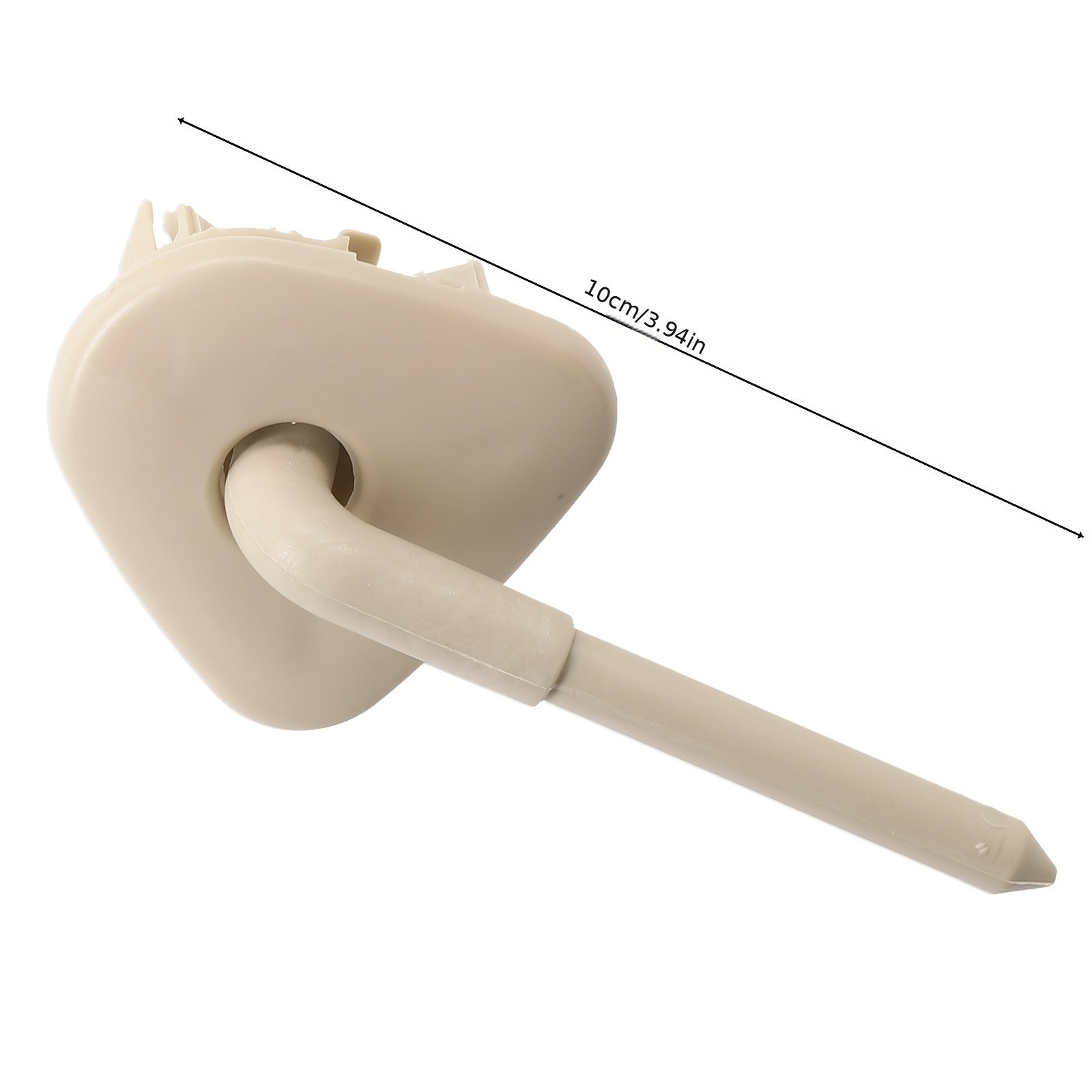 Sun Visor Clip Beige Plastic Metal Front Right for Cars Durable Easy Install