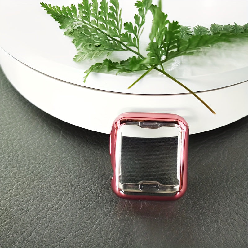 TPU Bumper Cover for iWatch Screen Protector Compatible with Series 9 8 7 SE 6 3 38mm 40mm 41mm 42mm 44mm 45mm