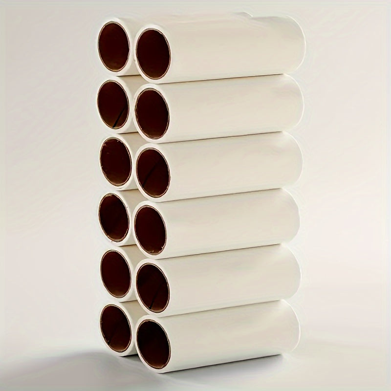 Portable Pet Hair Lint Remover Roller Kit with Extra Sticky Refills for Clothes and Carpets