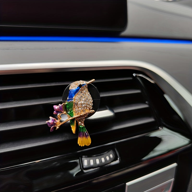 Avtomobil Dekor Aromaterapiya Klipi Rang-barang Qush Parvozchi Avtomobil Havo Chiqishi Hidi Klipi
