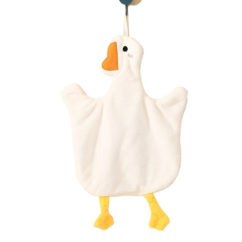 Cartoon Duck-Shaped Cleaning Cloth Super Absorbent Quick-Dry Polyester Towel