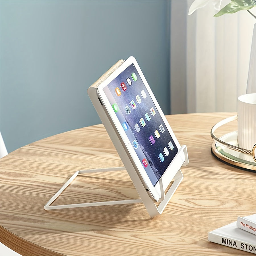 Telefon va planshet uchun portativ metall stend - oshpazlik, tomosha qilish, o'rganish va onlayn o'qish uchun ko'p funksiyali, yig'iladigan dizayn