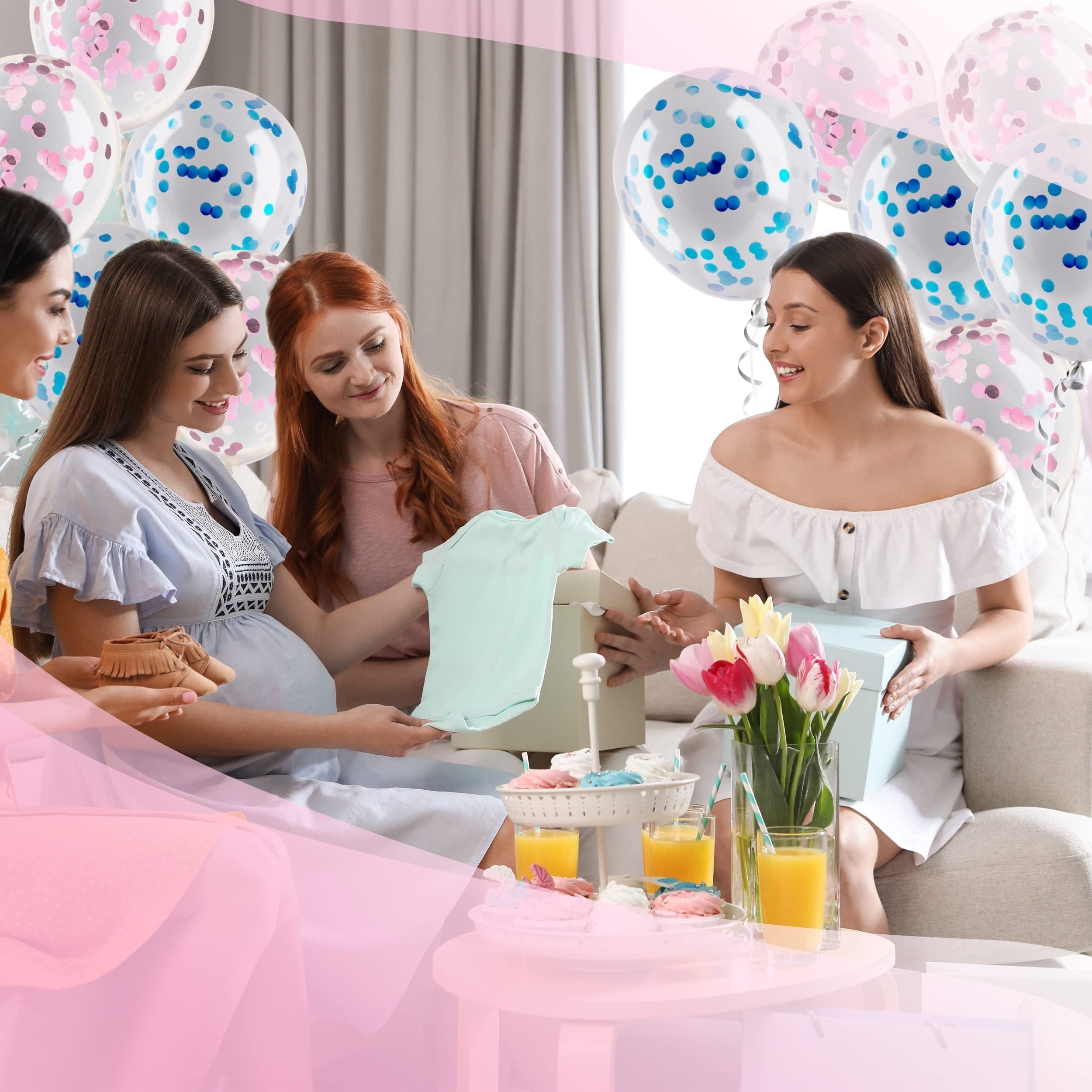 Globos de látex con confeti dorado y puntos de papel dorado para decoraciones de fiesta