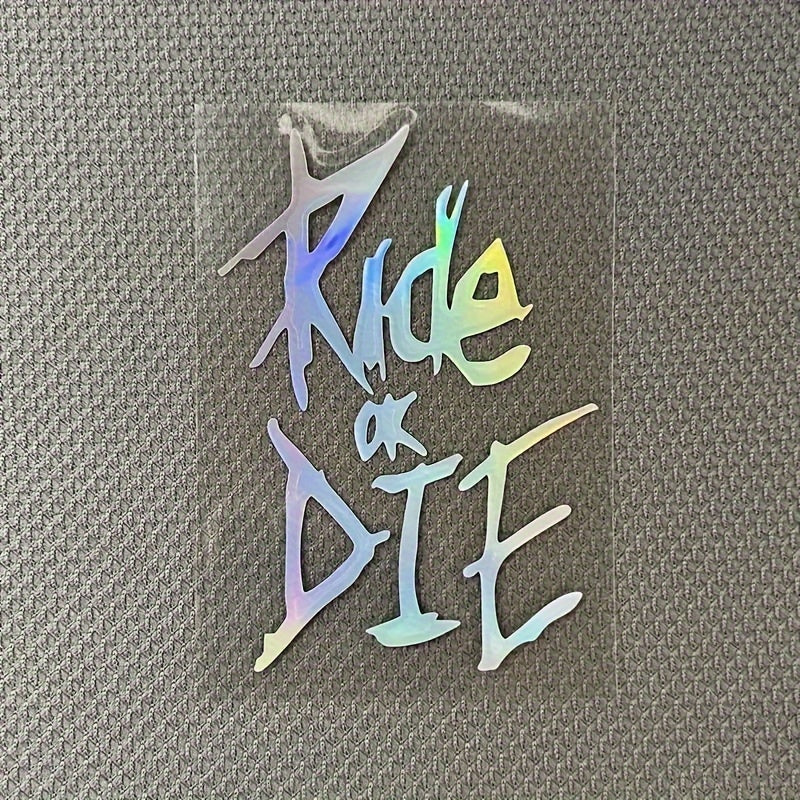 Bike Frame Sticker Durable PET Vibrant Gradient Top Tube Decal for MTB Road