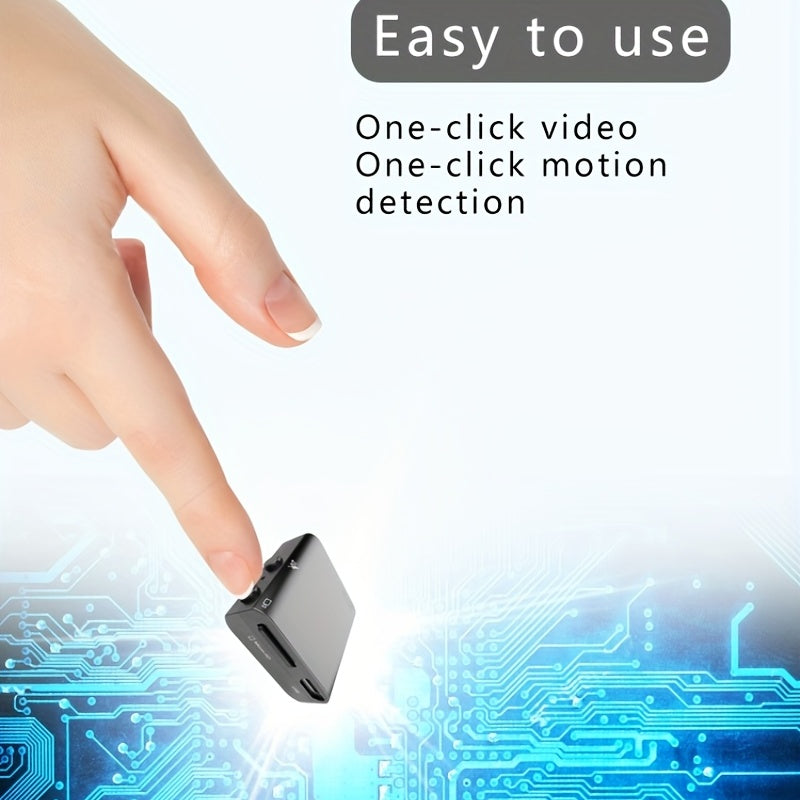 Mini Camera with Night Vision Motion Detection Loop Recording Portable Battery Powered