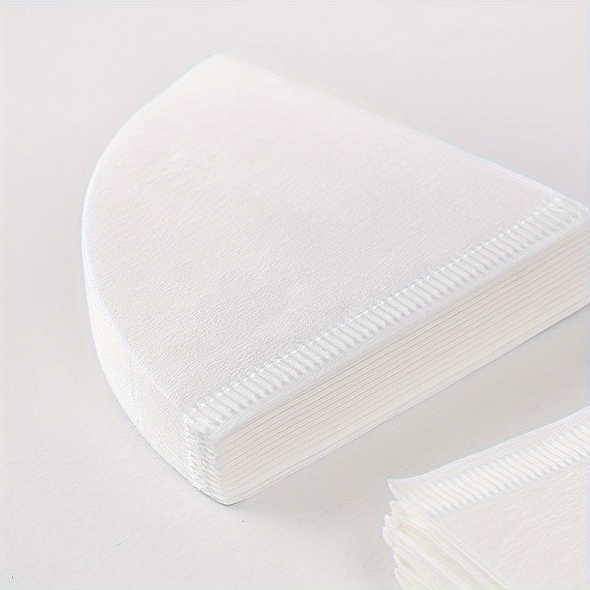 Filtros de café de 50 unidades para cafeteras V60 Cone Pour Over, papel desechable de 1 capa