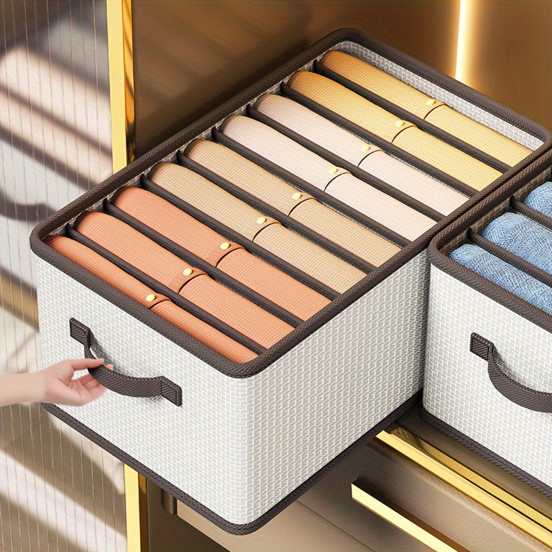 Zamonaviy foydalanish uchun mato ostidagi saqlash konteynerlari - qish kiyimlari va suv o'tkazmaydigan bo'lmagan zarur narsalar uchun ko'p funksiyali tashkilotchilar.