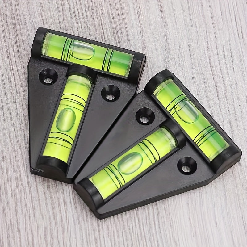 Juego de 4 niveles de burbuja impermeables para autocaravanas, comprobador cruzado, nivelador externo de expansión para camper y remolque