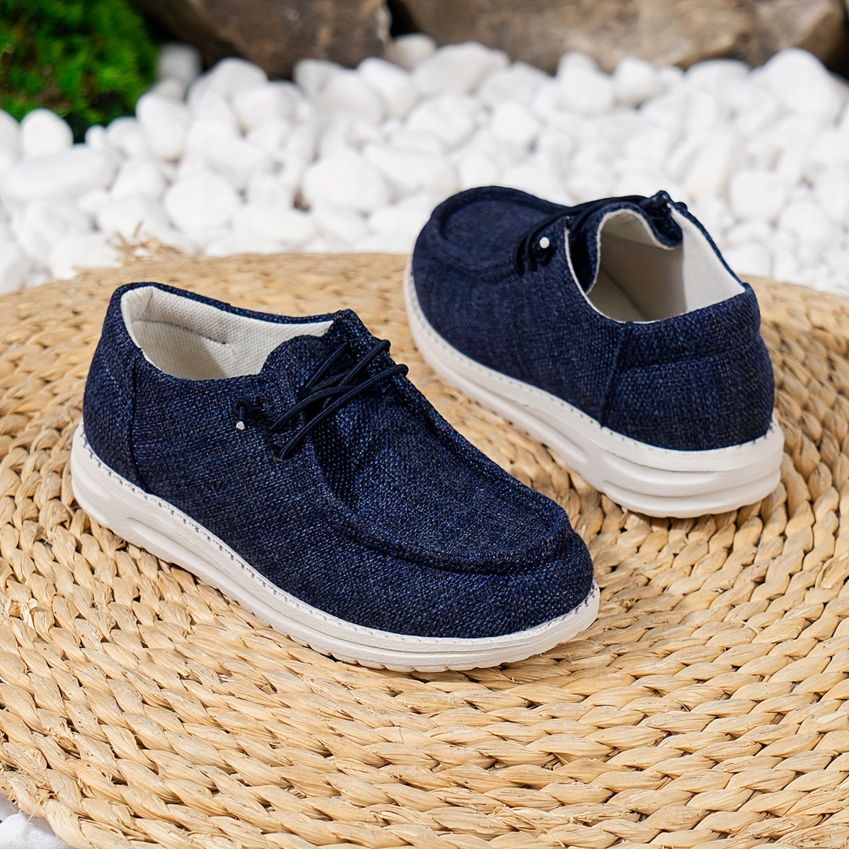 Boy's Casual Low Top Canvas Sneakers Lightweight Non-Slip for Spring Summer