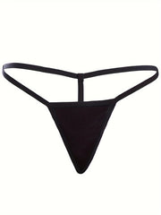Women's Low-Rise Thongs with Simple Stylish Design