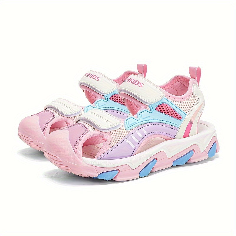 Boys Breathable Close-Toe Sandals Lightweight Non-Slip Outdoor Summer Shoes