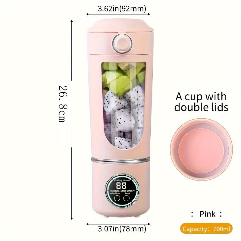 Portable Personal Juicer Blender 25oz with 4 Speeds Ice Crushing
