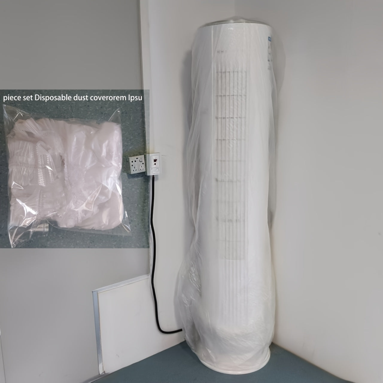 Protective Plastic Dust Covers for Appliances and Office Equipment 1/2 Pack