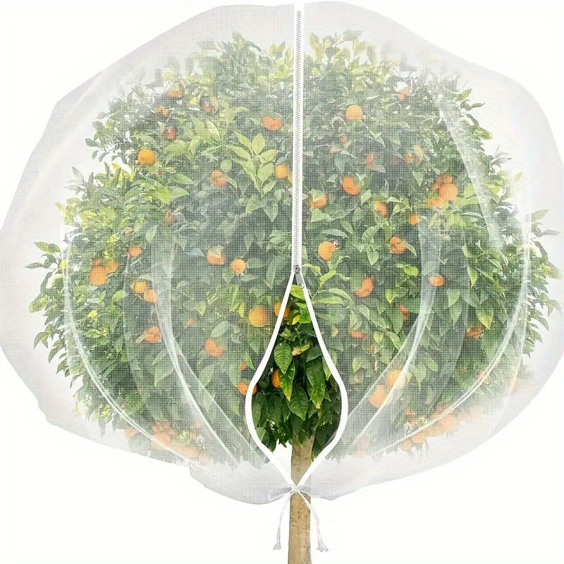 Fruit Tree Net Bags with Zipper and Drawstring for Pest Deer Bird Protection