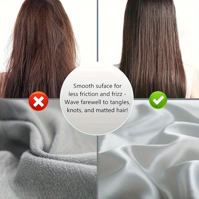 Silky Satin Pillowcase Solid Color Envelope Closure for Skin Hair Sleep