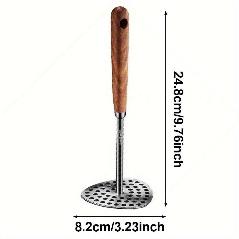 Stainless Steel Potato Masher with Fine Mesh Kitchen Tool for Pureed Food