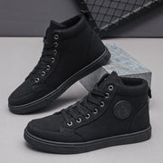 Мужские повседневные кроссовки дышащие на шнуровке противоскользящие на ПВХ подошве низкий ход