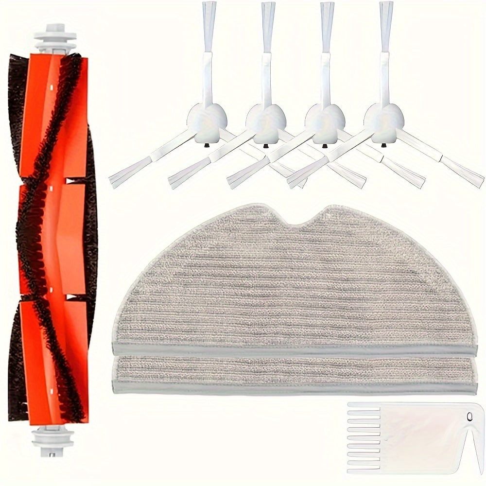 Robotic Vacuum Accessories Kit 8 Pack Compatible with 1C 2C 1T Side Brushes Mop Pads