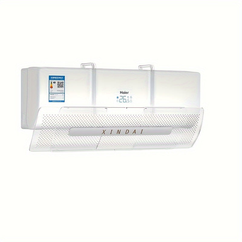 Universal Fit Plastic AC Baffle Redirects Air Flow No-Drill Adjustable Wind Deflector