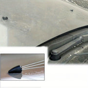 Black Dual Windshield Wiper Spray Nozzle for Cars Durable ABS Plastic