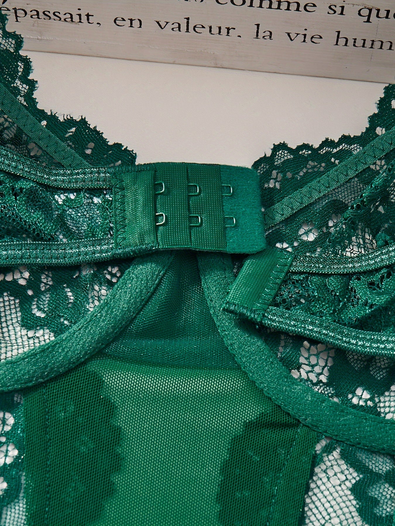 Women's Lace Teddy Backless V-Neck Bodysuit Lingerie