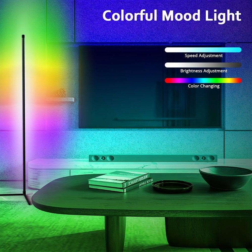 1.5m RGB LED Wall Light with Remote Control Music and Timer