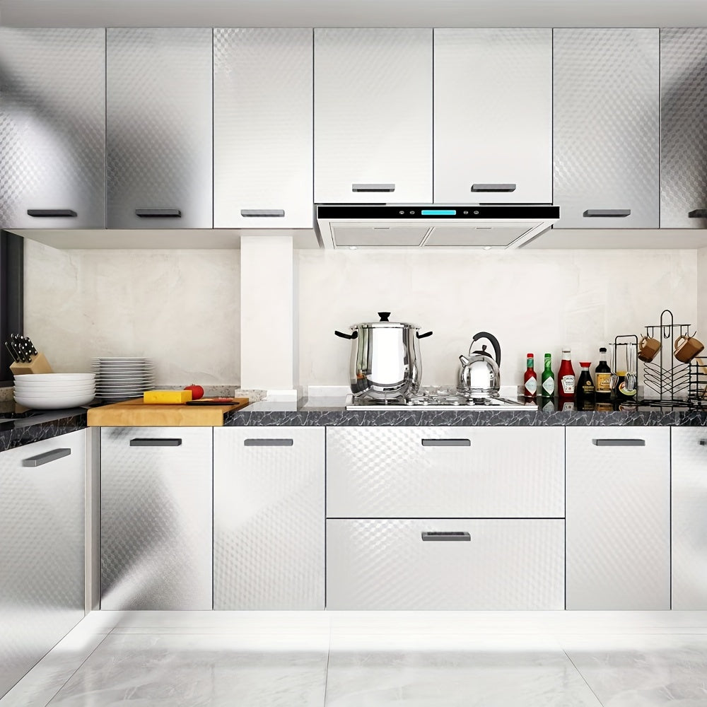 Self-Adhesive Hexagon Kitchen Film Waterproof Oil-Resistant for Countertops and Cabinets