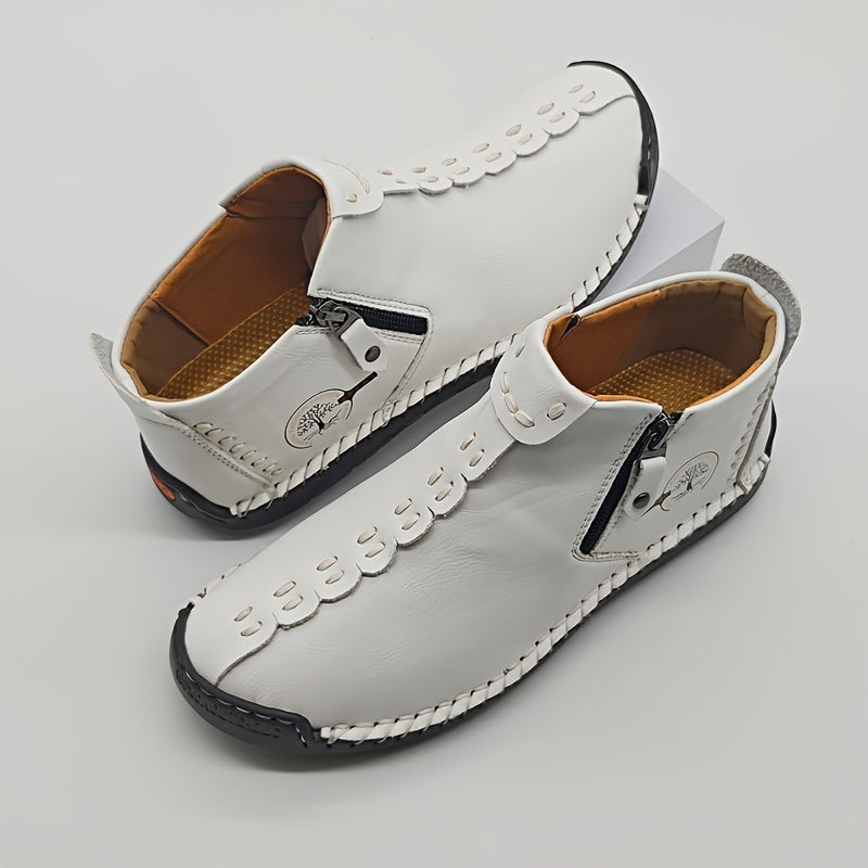 Осенние модные ботильоны для женщин с застежкой-молнией, винтажным дизайном и комфортным качеством ручной работы. Особенности: цветочный узор, резиновая подошва и EVA стелька. Подходят для повседневной носки на улице.