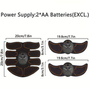 Uy va ofis fitness mashg'ulotlari uchun simsiz ABS stimulyatori.