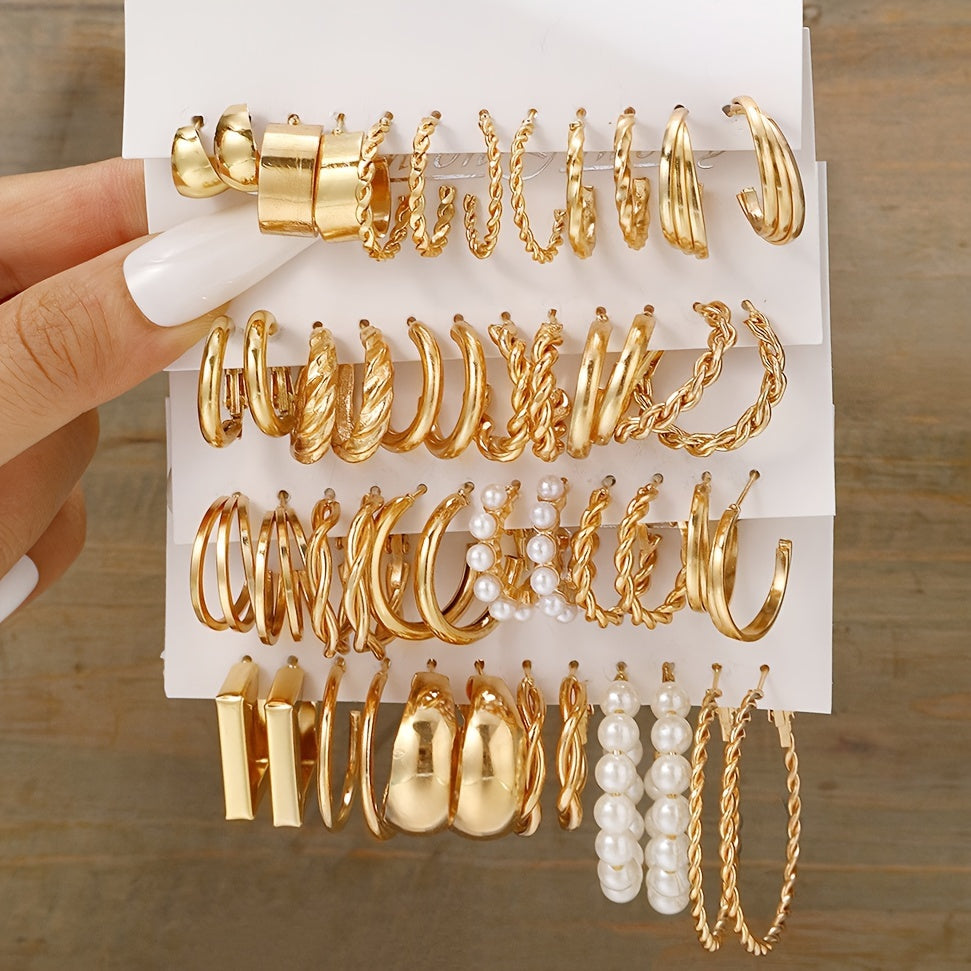 48 ta nafis va oddiy dizayndagi ayollar uchun doira shaklidagi ziraklar to'plami, sun'iy marvaridlar bilan bezatilgan. Har kuni kiyish uchun mukammal va ajoyib bayram sovg'asi bo'ladi.