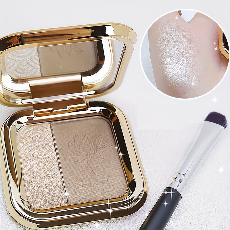 Женская матовая мерцающая пластина для лица водостойкий натуральный макияж для всех оттенков кожи