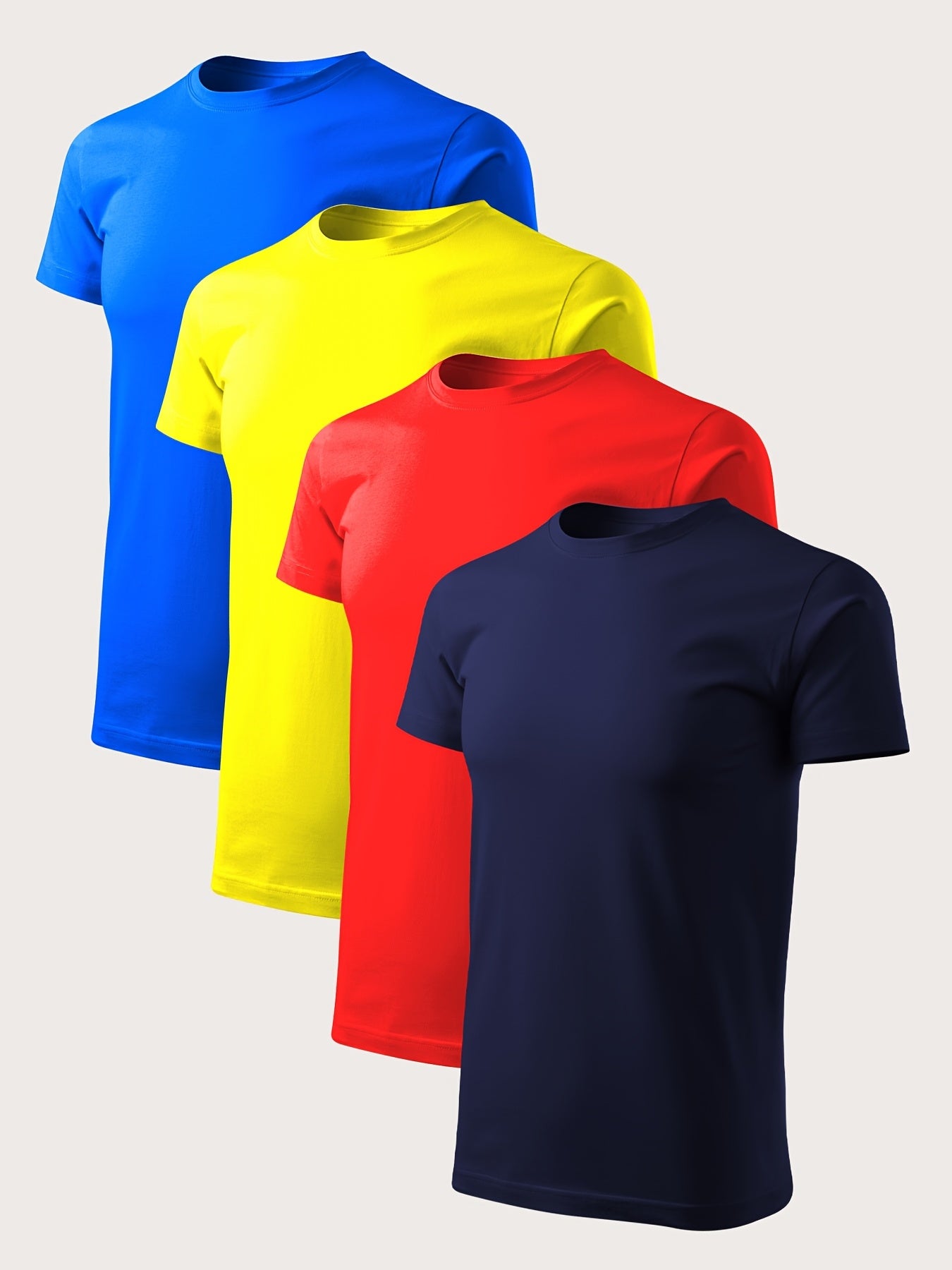 Мужские футболки большого размера из полиэстера, повседневные, с коротким рукавом, дышащие, трикотаж, летняя посадка