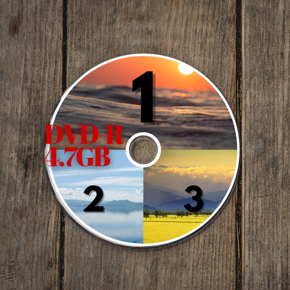 Imágenes de cubierta personalizadas para conjuntos, grabar CD-R y usar DVD-R para fotos y música