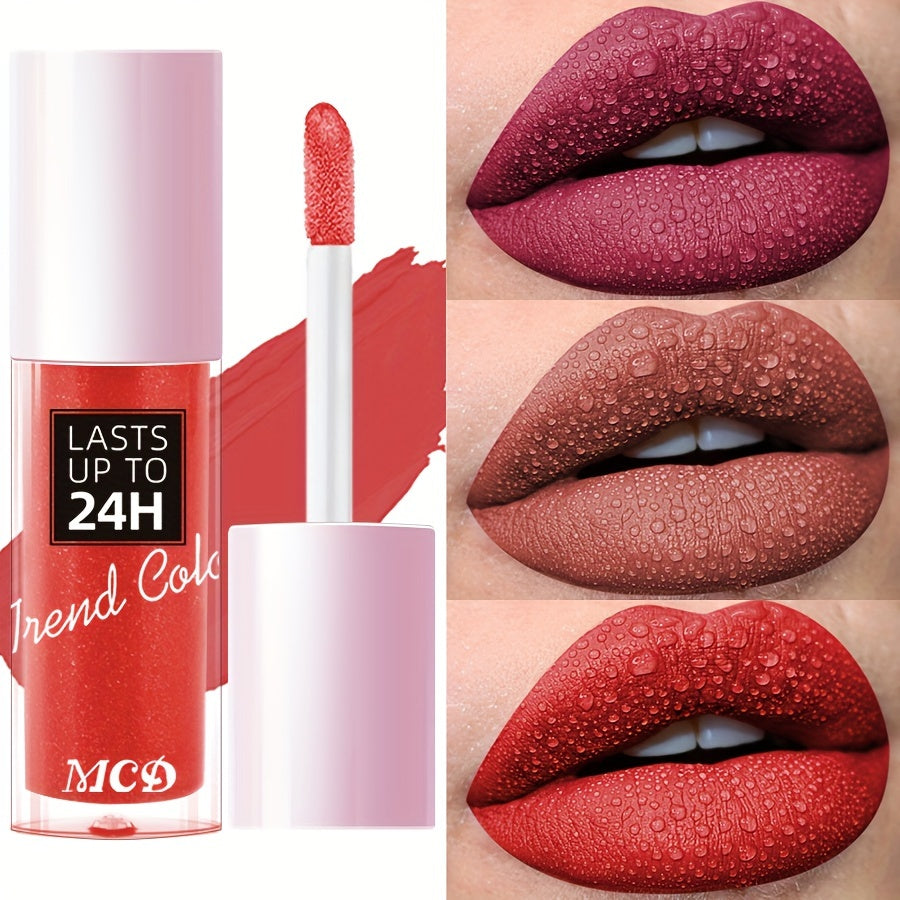 Long-Lasting Matte Lip Gloss for Women 24Hr Wear Non-Stick Moisturizing