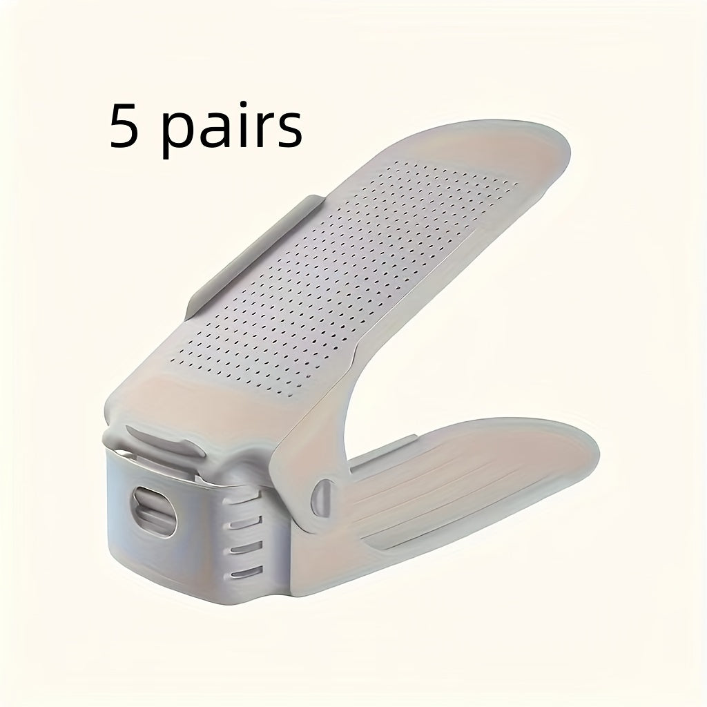 Комплект бытовой мебели для общежития, включающий 4 двухслойные полки для обуви, регулируемые и легко разбираемые и моющиеся коробки для обуви, шкаф для обуви и полку для хранения обуви на 12 и 16 предметов.