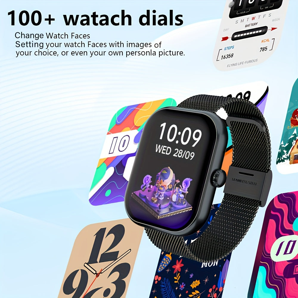 Smart Watch for Men and Women 5.11cm TFT Display 240p 100+ Sports Modes IP68 Waterproof