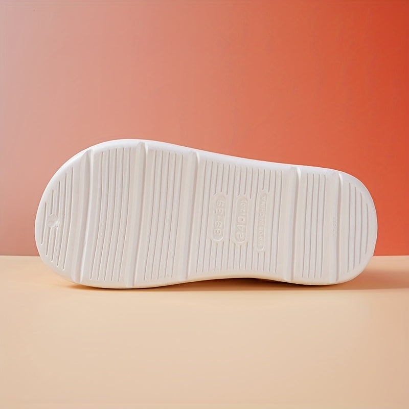 Girls Summer Hollow Shoes Dual-Color EVA Sandals Non-Slip Casual Beach Shoes