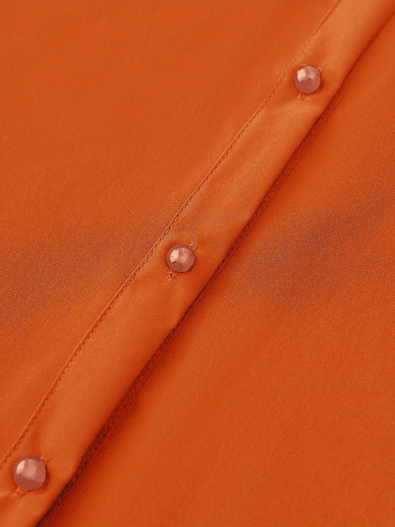 Women's Long Sleeve Embroidered Blouse with V-Neck and Button Front