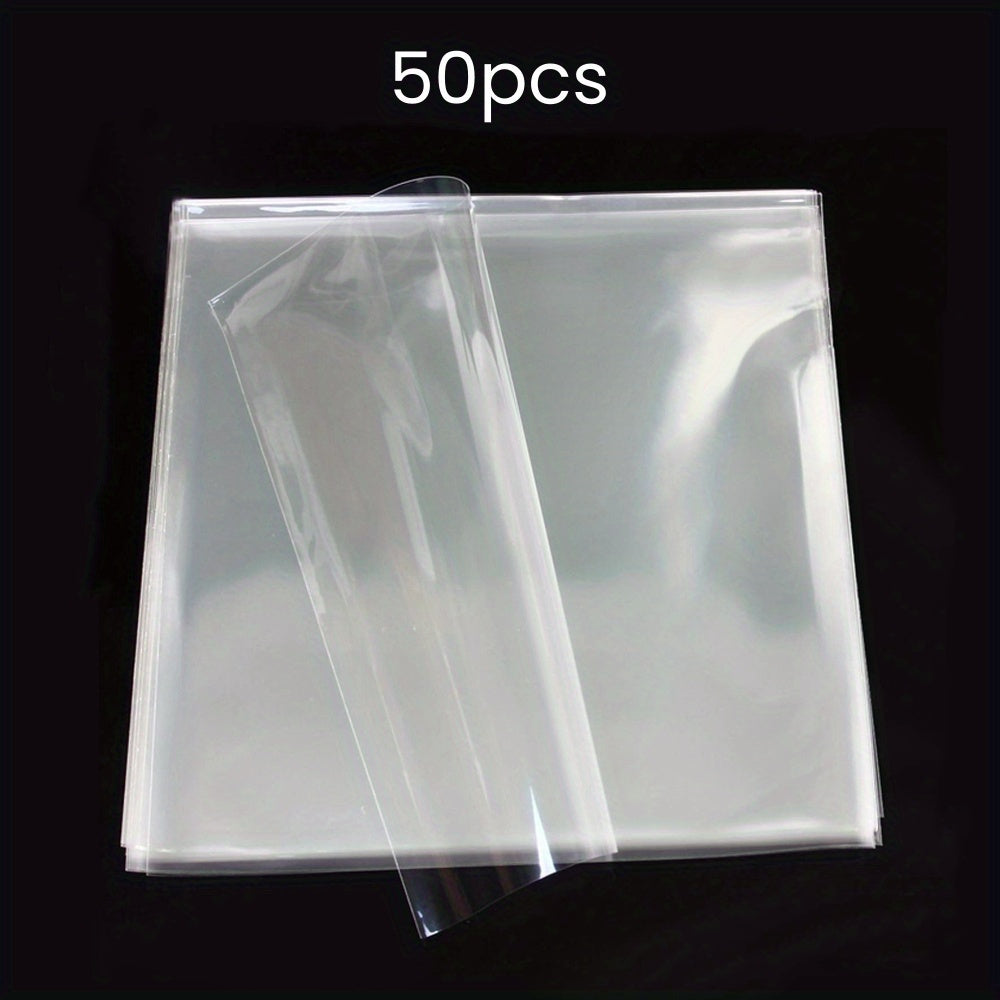 Transparent Plastic LP Record Sleeves Set of 50 or 100 for Vinyl Albums