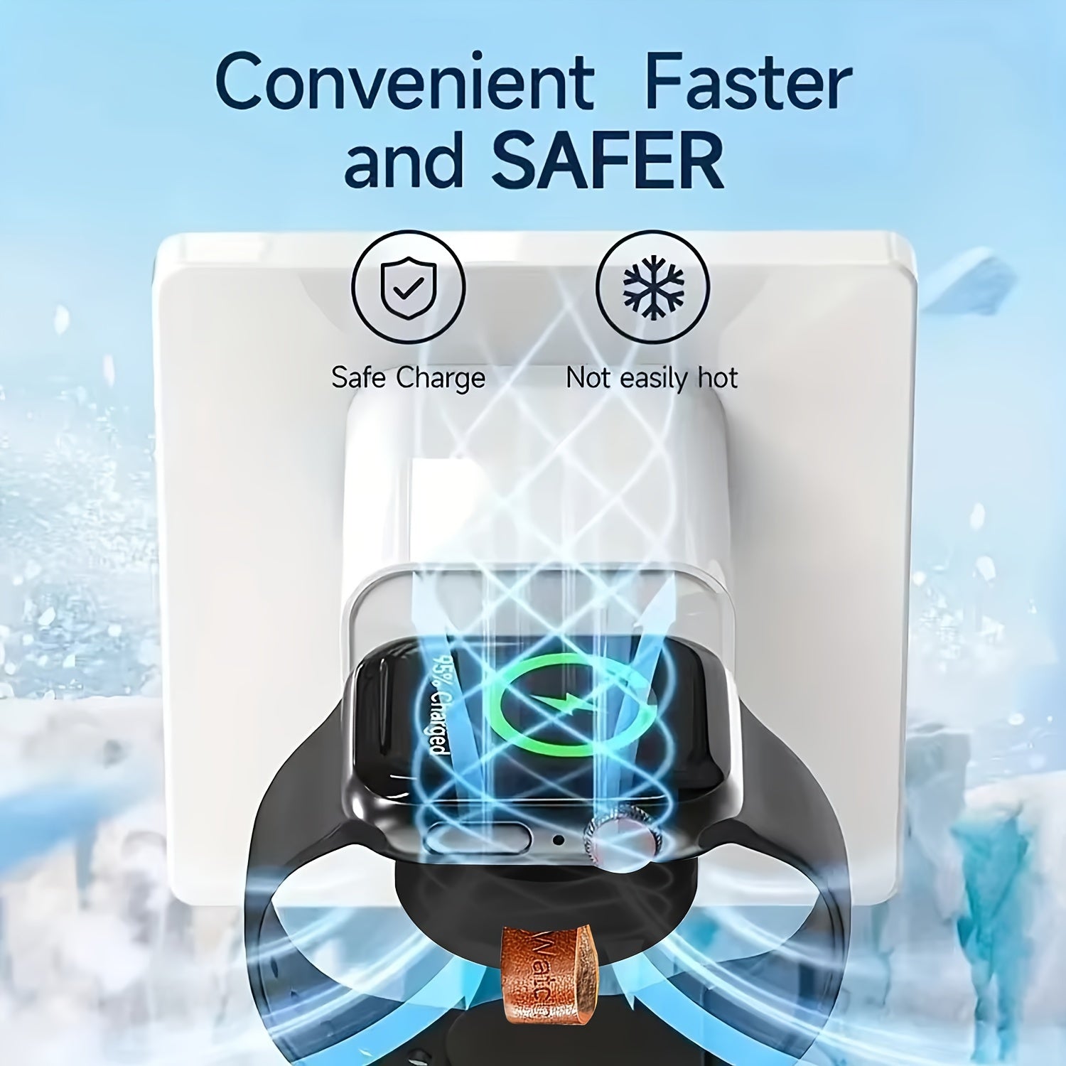 Magnetic Watch Charging Stand for iWatch Series S9 S8 Ultra 7 6 5 4 3 Travel Dock