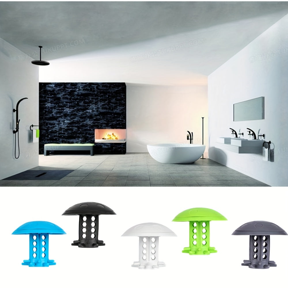 Filtro para cabello en desagüe para bañera y lavabo, conjunto 2 en 1, reutilizable, fácil de limpiar