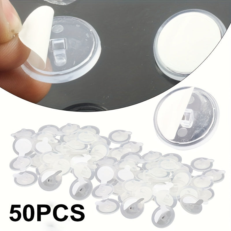 50pcs Self-Adhesive Ceiling Hooks for Christmas Decor and Hanging Items