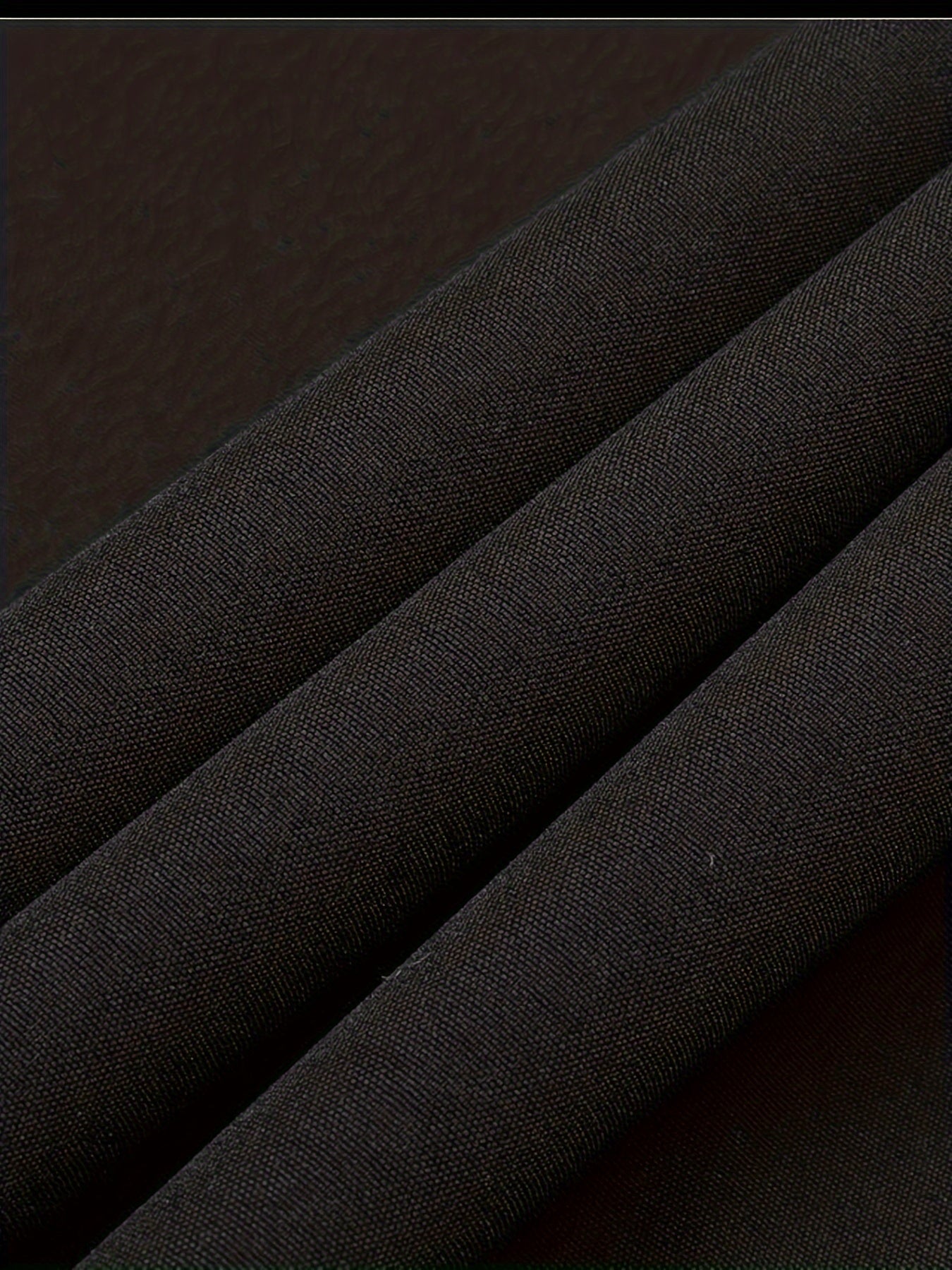 Erkaklar uchun qora polyesterdan tayyorlangan tasodifiy ish jakketi, turli xil fermuarli detallar bilan - mashinada yuvish mumkin, bahor va kuz uchun mukammal