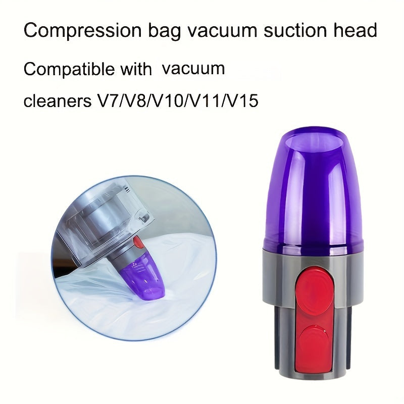 Fast Sealing Clothing Storage Bags with Vacuum Air Pump Attachments for Cordless Vacuum Cleaners