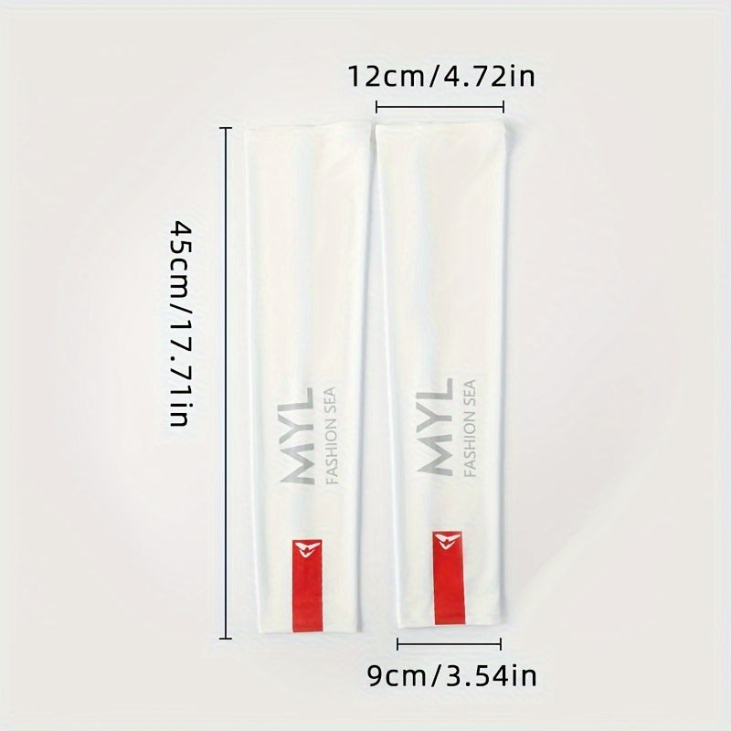 Мужские летние солнцезащитные рукава из вискозы для спорта, велоспорта, бега, рыбалки