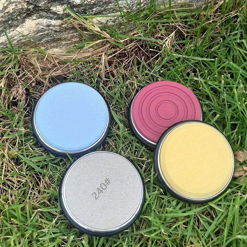 Afilador manual de diamante para cuchillos con conjunto de ángulo magnético de 15/20 grados, grano 240-3000