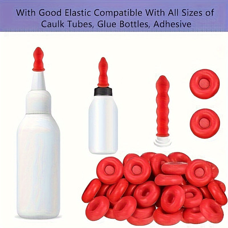10 ta paket Silikon Kapaqlar uchun Kalafati Saqlash uchun Qayta Ishlatiladigan Quvur Qoplamalari