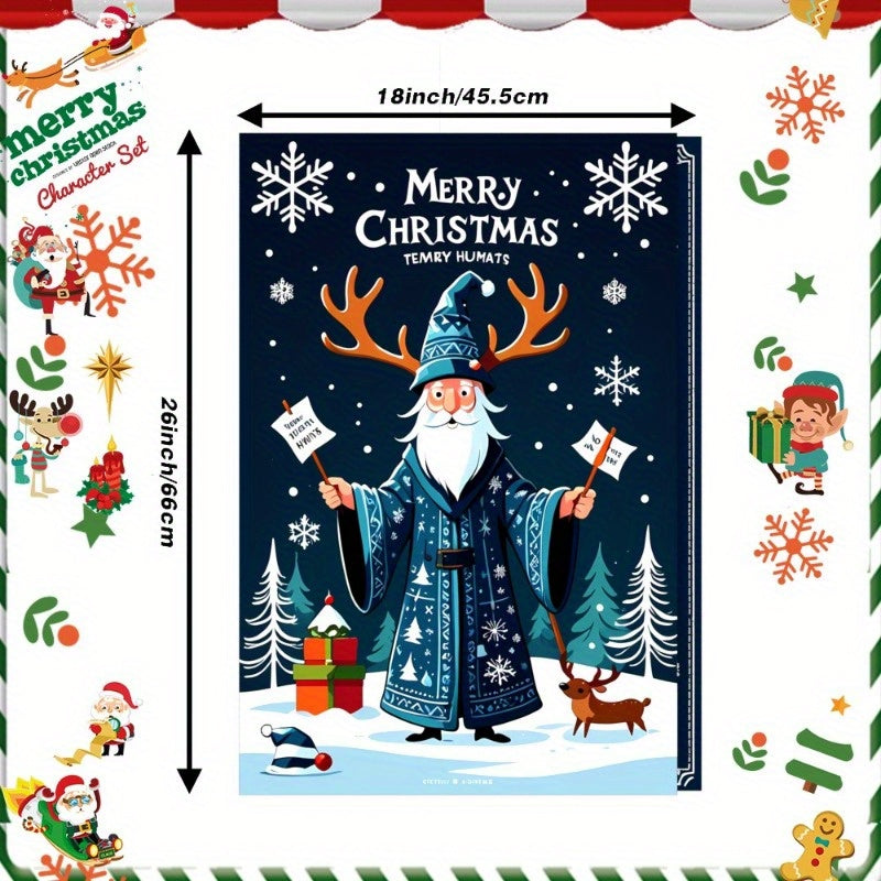 Set of 2 Christmas Winter Kitchen Towels 18x26 Snowflake Decor